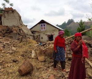Picking up the pieces after earthquakes in Nepal. 